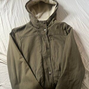 Forever 21 Olive/Army Green Parka Jacket